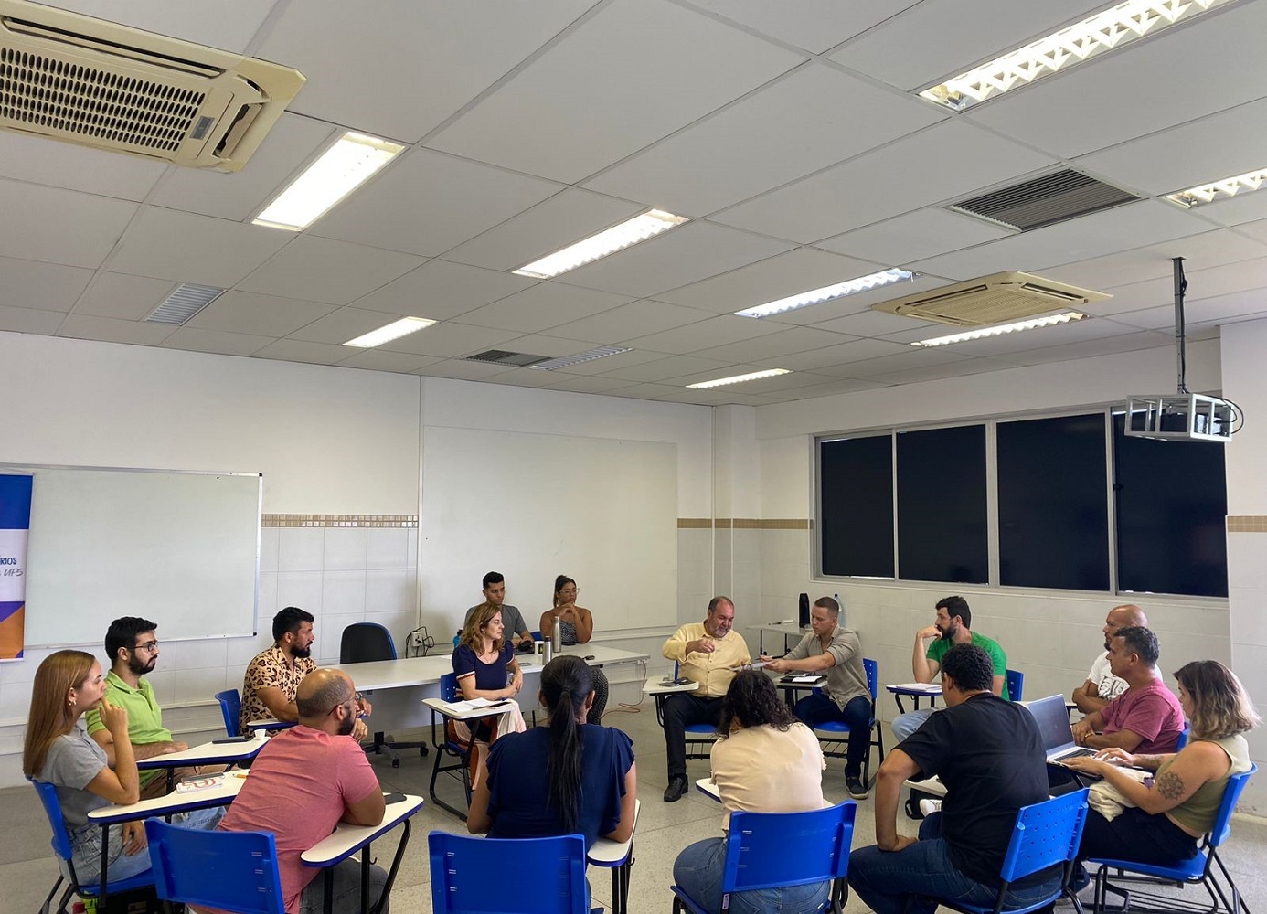 Reuniões aconteceram na Didática 7 do Campus de São Cristóvão. (Foto: Arquivo pessoal)