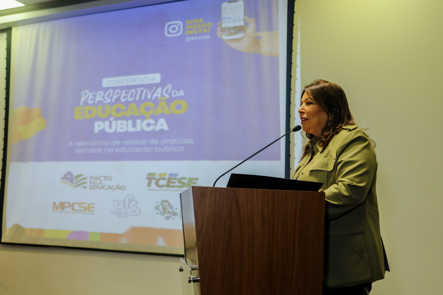 Susana Azevedo é presidente do TCE-SE. (foto: Elisa Lemos/Ascom UFS)